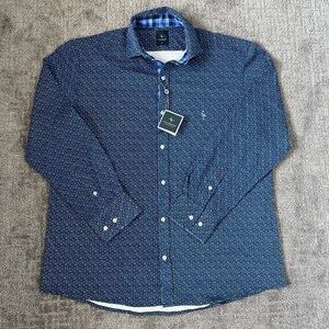 TailorByrd Collection Abstract Print Dress Shirt